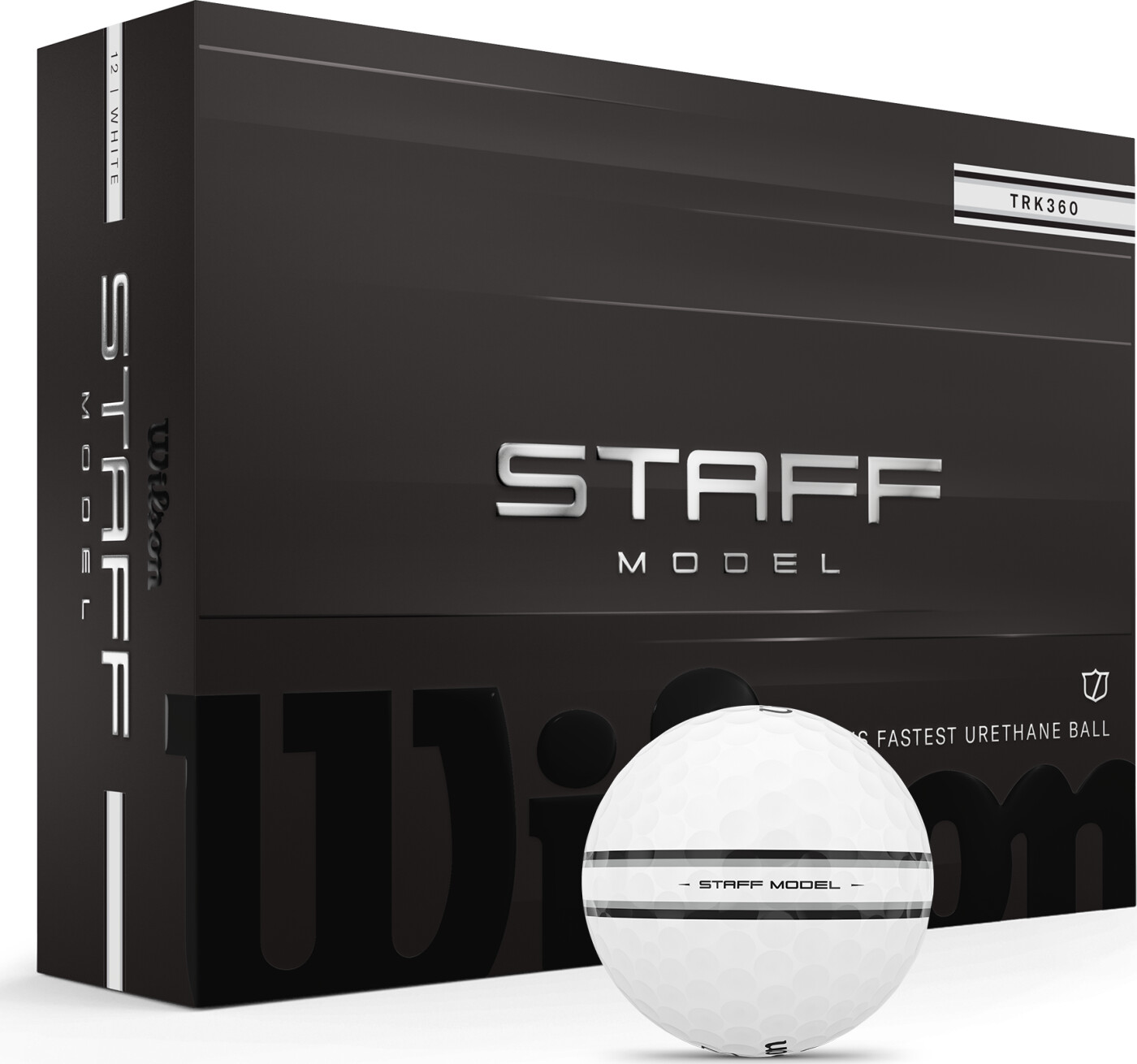 Wilson - Staff Model Trk360 Golfbolde (12 Stk.) - Tour-performance Med Præcis Alignment Og Kontrol
