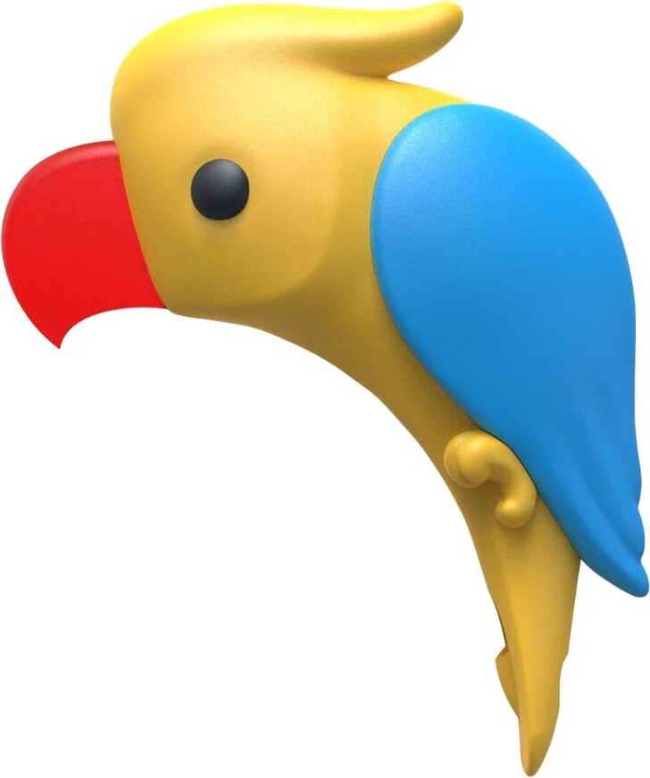 Winkee - Citrus Peeler Parrot - Yellow, Blue, Red