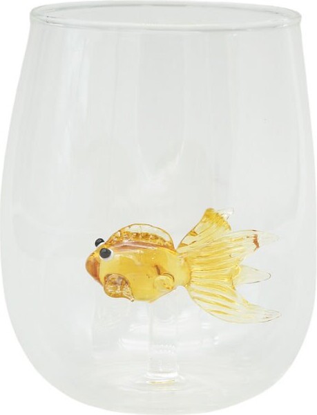 Winkee - Drikkeglas - Handmade Glasses Goldfish