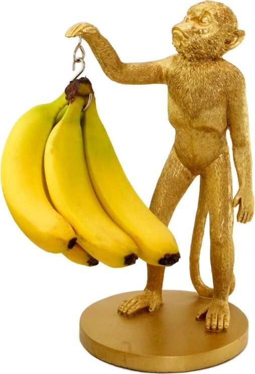 Winkee - Frugtholder - Monkey Banana Holder - Gold