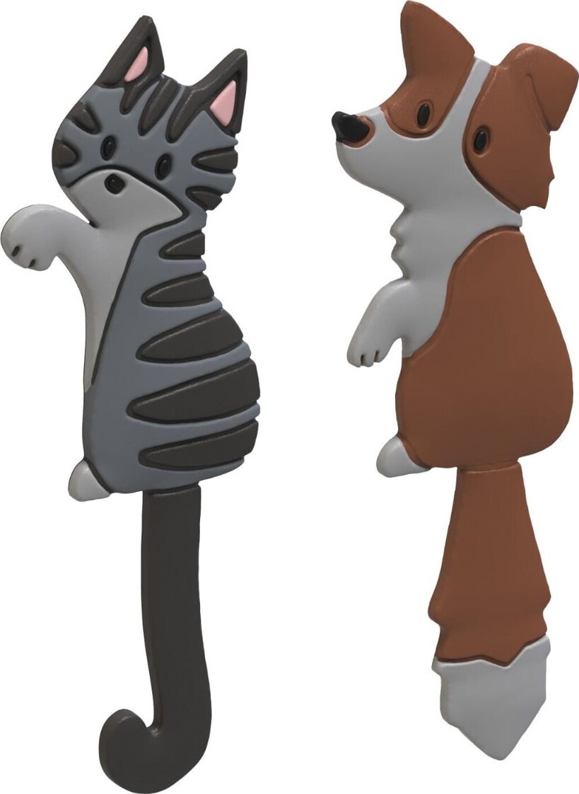 Winkee - Magnetic Hooks - Cat And Dog