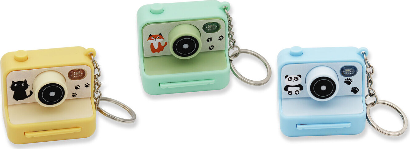 Winkee - Nøglering Mini Camera With A Furry Snapshot - Assorteret