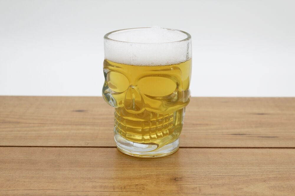 Winkee - Skull Beer Glass