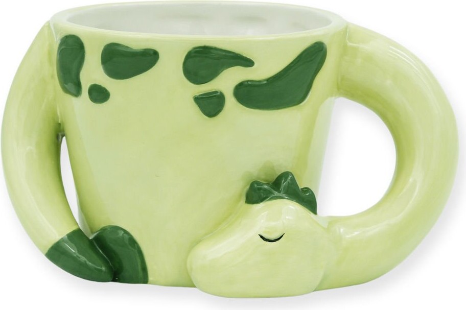 Winkee - Sleeping Dino Mug - Light Green