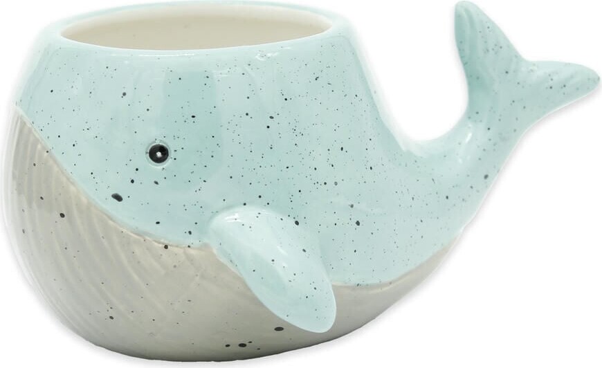Winkee - Whale Mug - Light Blue And Grey