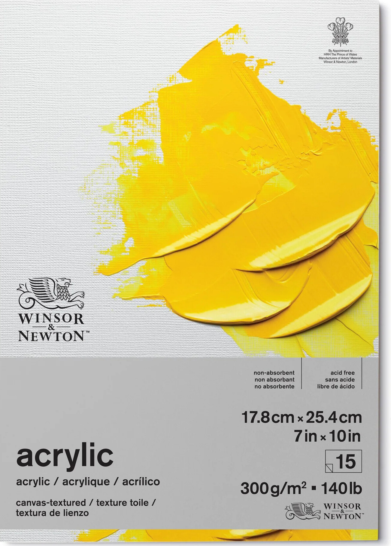 Winsor & Newton - Akrylpapir - 17x25 Cm - 15 Ark