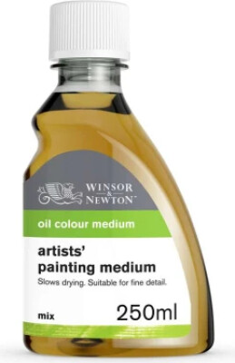 Winsor & Newton - Oil Colour Medium - Artists' Painting Medium 250 0ml - Olie Medium
