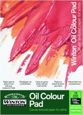 Winsor & Newton - Blok Til Oliemaling - 26x18 Cm - 10 Ark