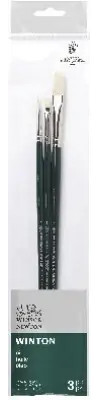 Winsor & Newton - Winton Brush Long Handle - Malerpensler 3 Stk