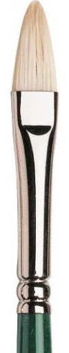 Winsor & Newton - Pensel - Flad Oval Spids - Filbert Str. 4