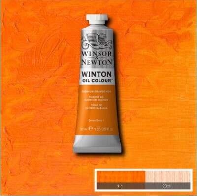 Se Winsor & Newton - Winton Oil Colour - 37 Ml - Cadmium Orange hos Gucca.dk