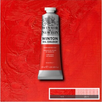 Winsor & Newton - Winton Oil Colour 37 Ml - Cadmium Red Hue 095