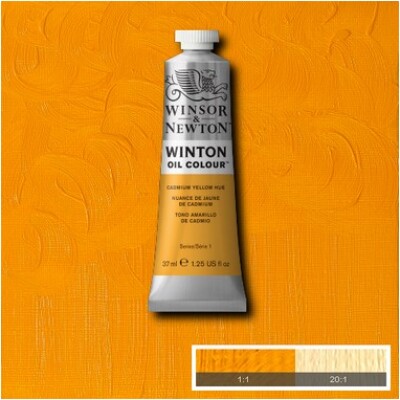 Se Winsor & Newton - Winton Oil Colour 37 Ml - Cadmium Yellow Hue 109 hos Gucca.dk