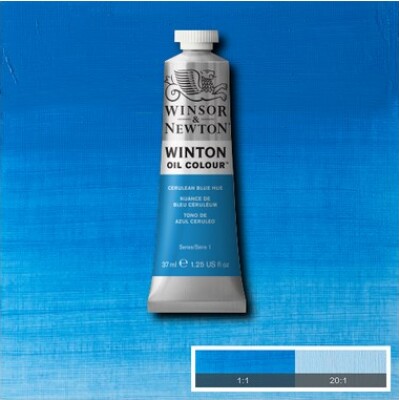 Winsor & Newton - Winton Oil Colour 37 Ml - Cerulean Blue Hue 138