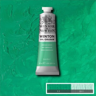 Winsor & Newton - Winton Oil Colour 37 Ml - Emerald Green 241