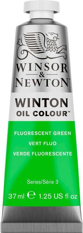 Winsor & Newton - Winton Oil Colour - Fluorescent Green - 37 Ml