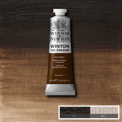 Billede af Winsor & Newton - Winton Oil Colour - 37 Ml - Raw Umber