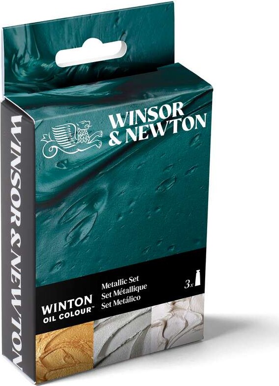 Winsor & Newton - Winton Oil Colour - Metallic Set - 3x37 Ml