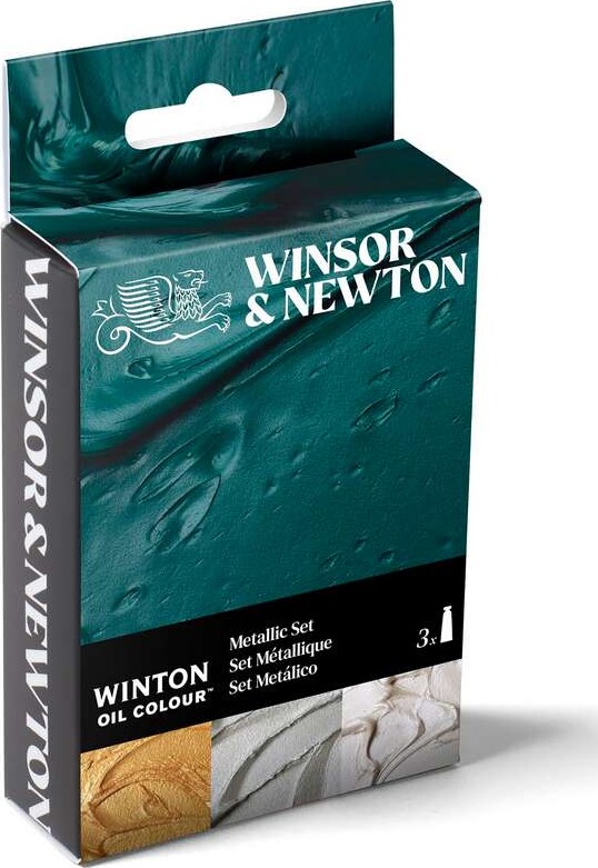 Winsor & Newton - Winton Oil Colour - Metallic Set - 3x37 Ml