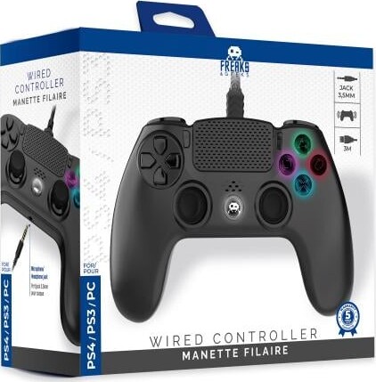 Wired Controller For Ps4 With 3m Cable - Black