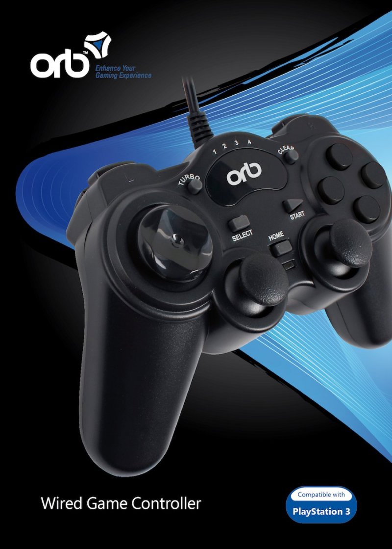 Forstyrre middag operation Playstation 3 Controller Med Kabel - Orb | Se tilbud og køb på Gucca.dk