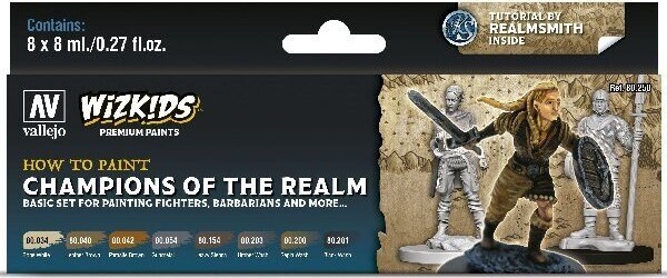 Vallejo - Wizkids Maling Sæt - Champions Of The Realm - 8x8 Ml