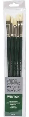 Billede af Winsor & Newton - Winton Brush Long Handle 5 Stk - Malerpensler