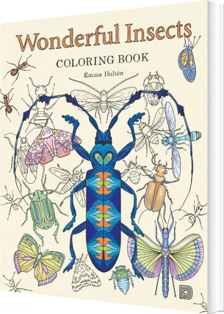 Wonderful Insects Coloring Book - Emma Hultén - English Book