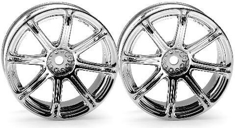 Work Emotion Xc8 Wheel 26mm Chrome (6mm Offset) - Hp3301 - Hpi Racing