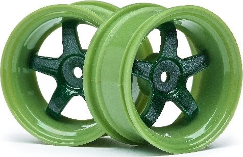 Work Meister S1 Wheel Green (6mm Offset/2pcs) - Hp111091 - Hpi Racing