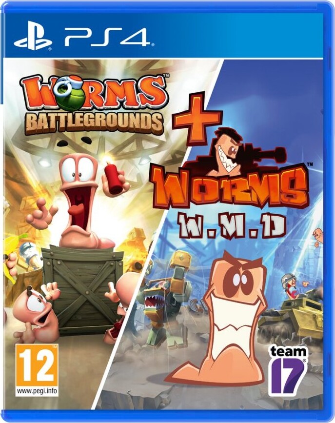 Billede af Worms Battlegrounds + Worms Wmd Double Pack - PS4