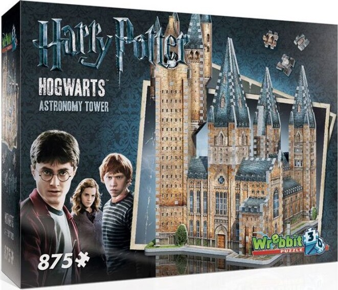 Harry Potter 3d Puslespil - Hogwarts Astronomi Tårnet - Wrebbit 3d