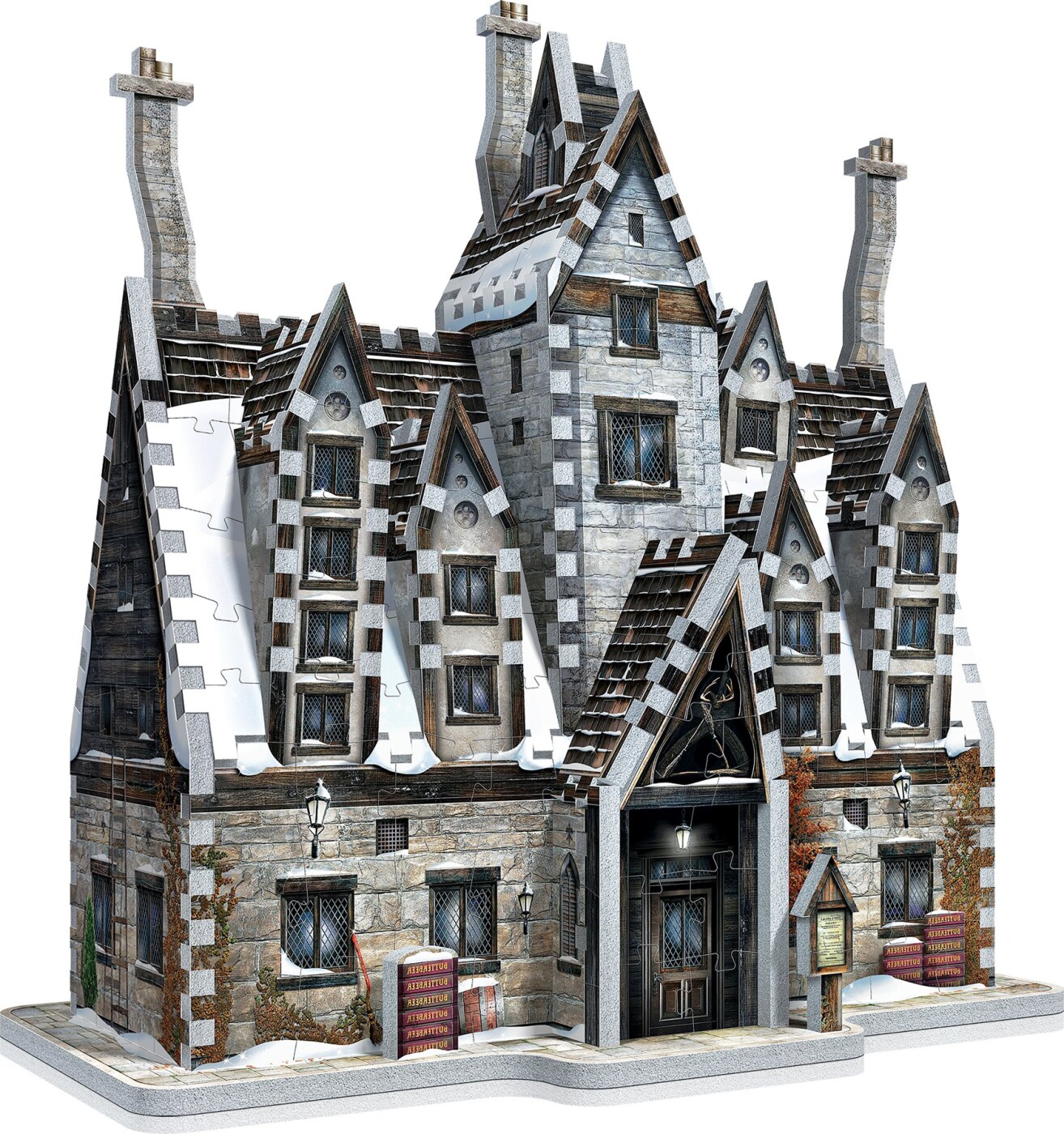Harry Potter 3d Puslespil - De Tre Koste - 395 Brikker - Wrebbit 3d