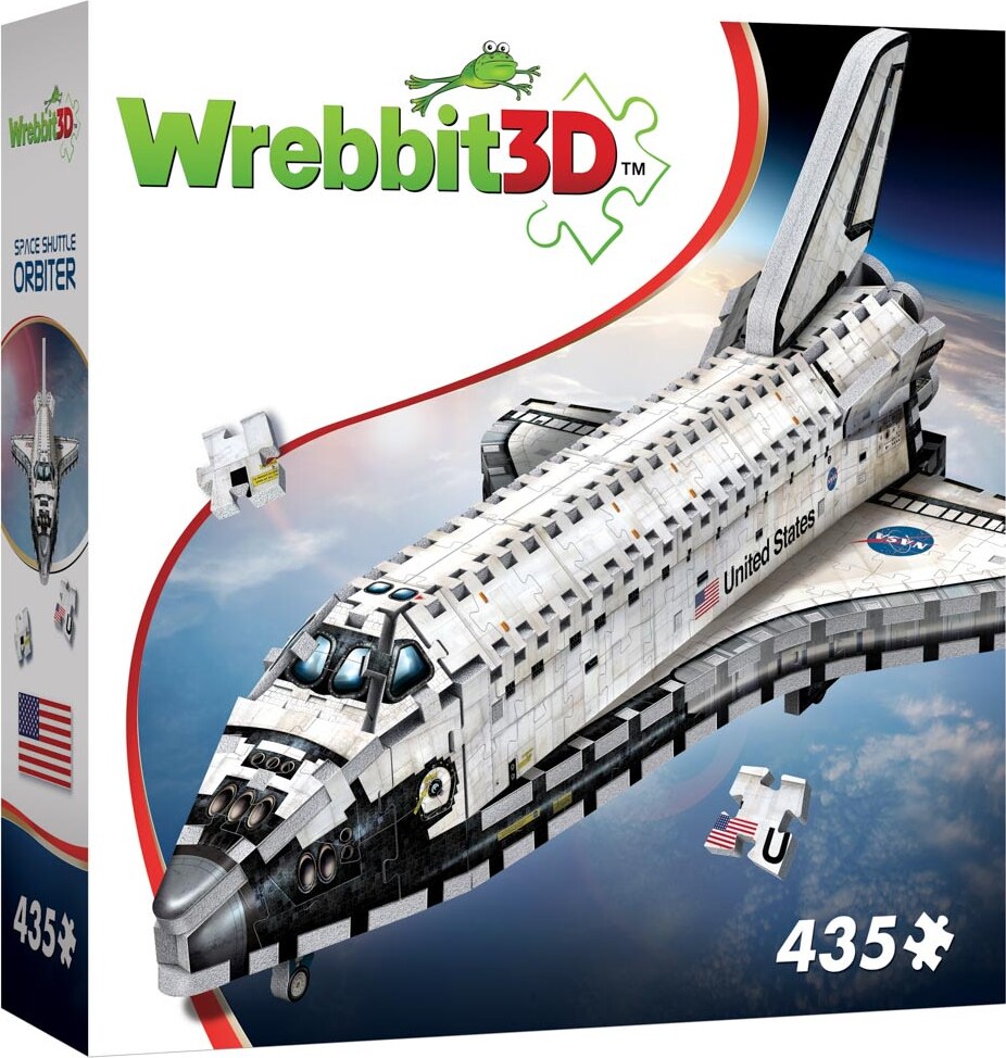 Wrebbit 3d Puzzle - Space Shuttle Orbiter (40970047)