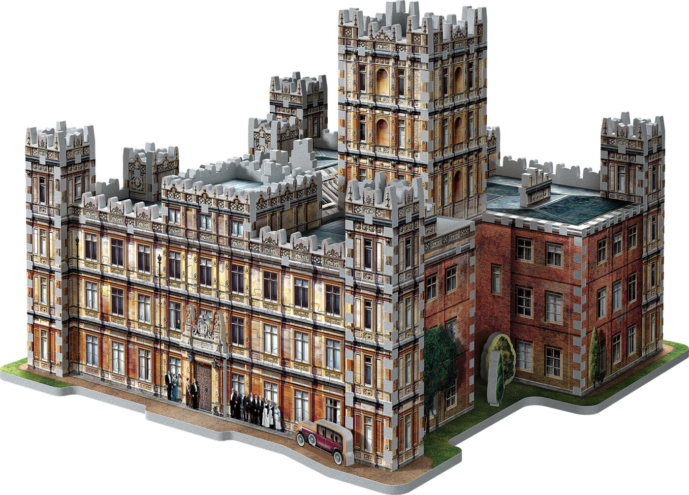 Wrebbit - Downton Abbey - 3d Puslespil I 890 Dele