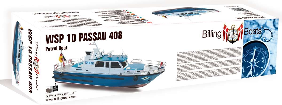 Billing Boats - Wsp 10 Passau 408 Patrol Boat - 1:20 - Bb408