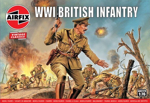 Billede af Airfix - Ww1 British Infantry - Vintage Classics - 1:76 - A00727v