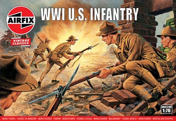 Se Airfix - Ww1 U.s. Infantry - Vintage Classics - 1:76 - A00729v hos Gucca.dk