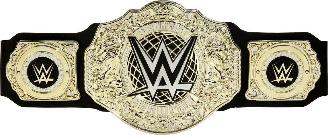 Wwe - World Heavyweight Title - Legetøjsbælte - Mattel Jlh37