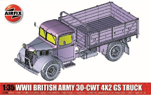 Billede af Airfix - Wwii British Army 30-cwt 4x2 Gs Truck - 1:35 - A1380