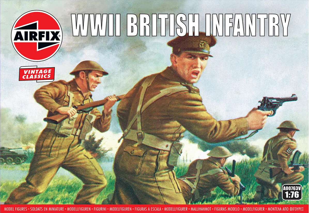 Billede af Airfix - Wwii British Infantry - Vintage Classics - 1:76 - A00763v