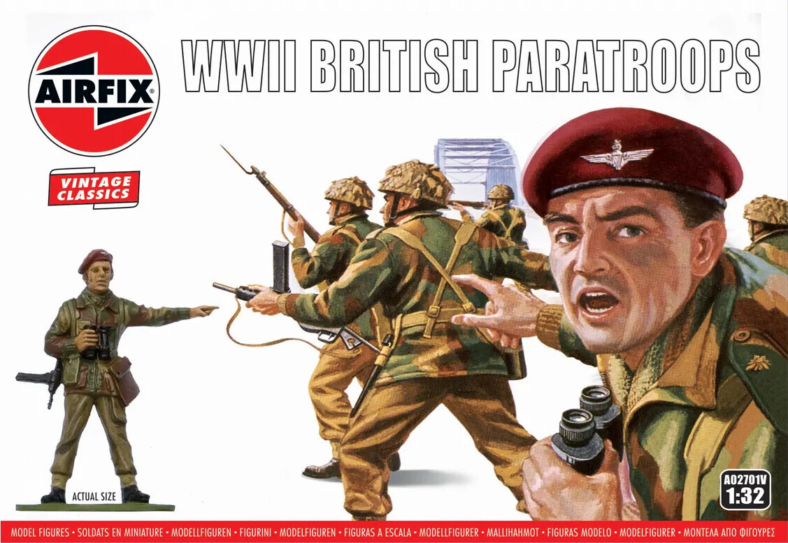 Airix - Wwii British Paratroops - Vintage Classics - 1:32 - A02701v