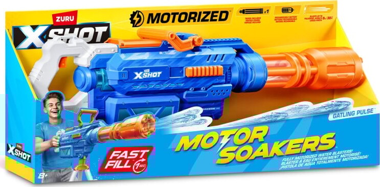 Zuru - X-shot - Motor Soakers - Gatling Pulse Vandpistol