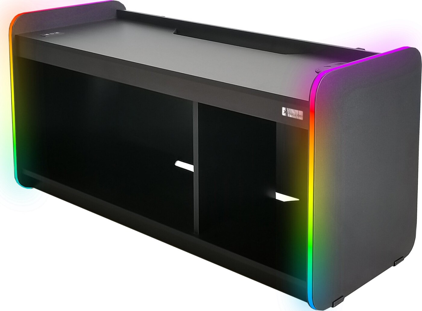 X-rocker - Electra - Gaming Tv Bord Med Led Lys - Sort