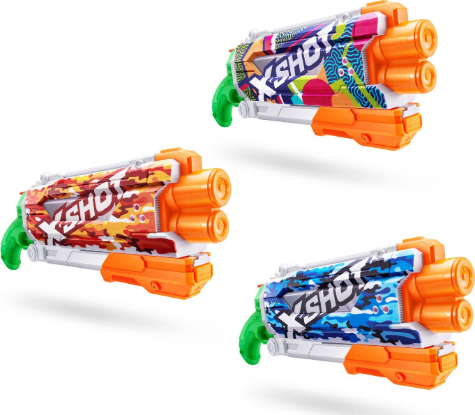 Xshot - Fast-fill Skins Pump Action Water Blaster (11855) - Assorteret