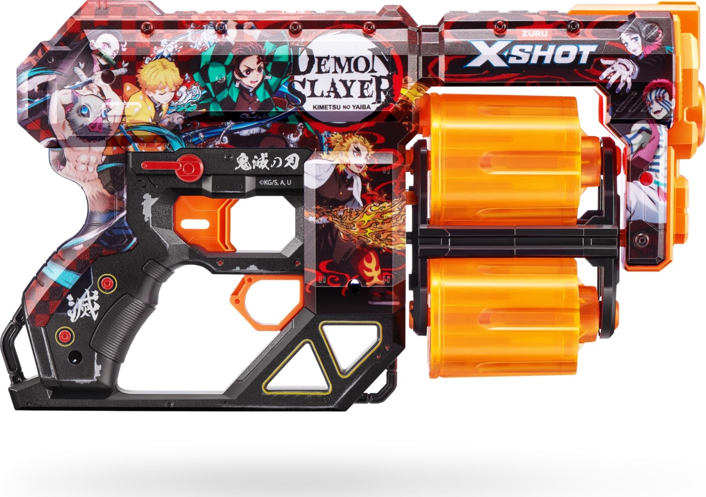 Zuru X-shot - Skins Demon Slayer - Pistol Med 12 Skud