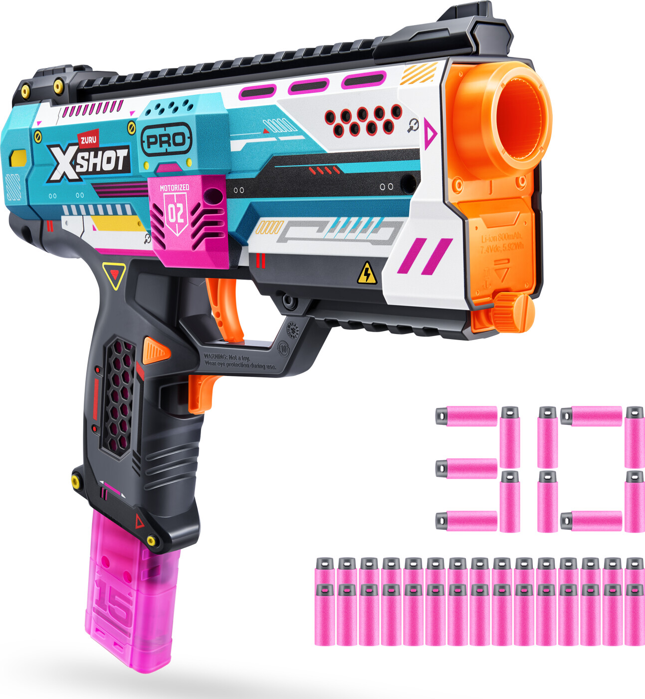 Zuru Xshot - Skins Pro Series Motorized Thrasher - 30 Darts