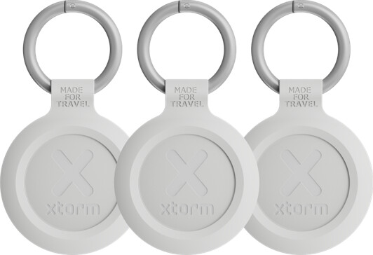 Xtorm - Traveltag 3-pack - Ash White (ios & Android)