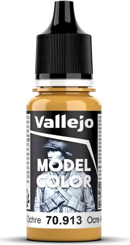 Vallejo Maling - Model Color: Yellow Ochre - 17ml