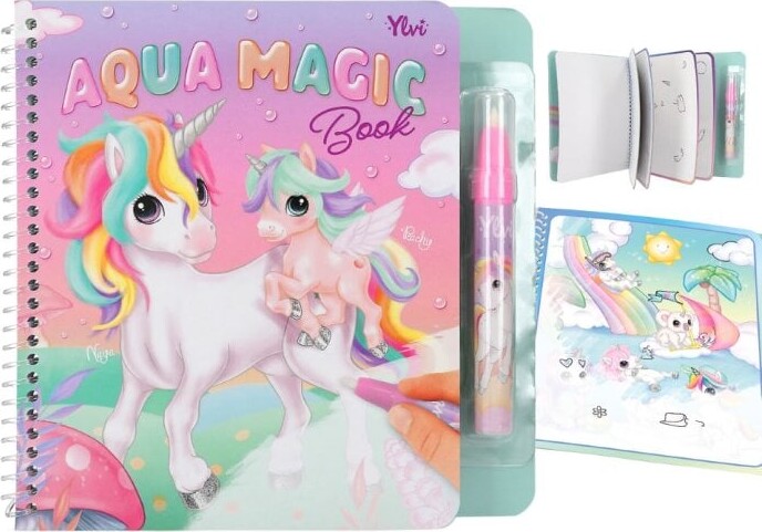 Billede af Ylvi - Aqua Magic Book - Malebog - Enhjørning - Diverse - Bog